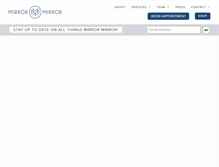 Tablet Screenshot of mirrormirroraustin.com